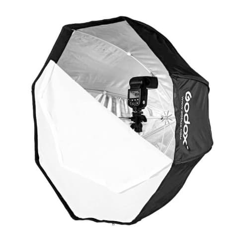GODOX Octa 80cm Umbrella Grid Softbox for Flash & Speedlight, Reflective with Carrying Bag, SB-UBW80