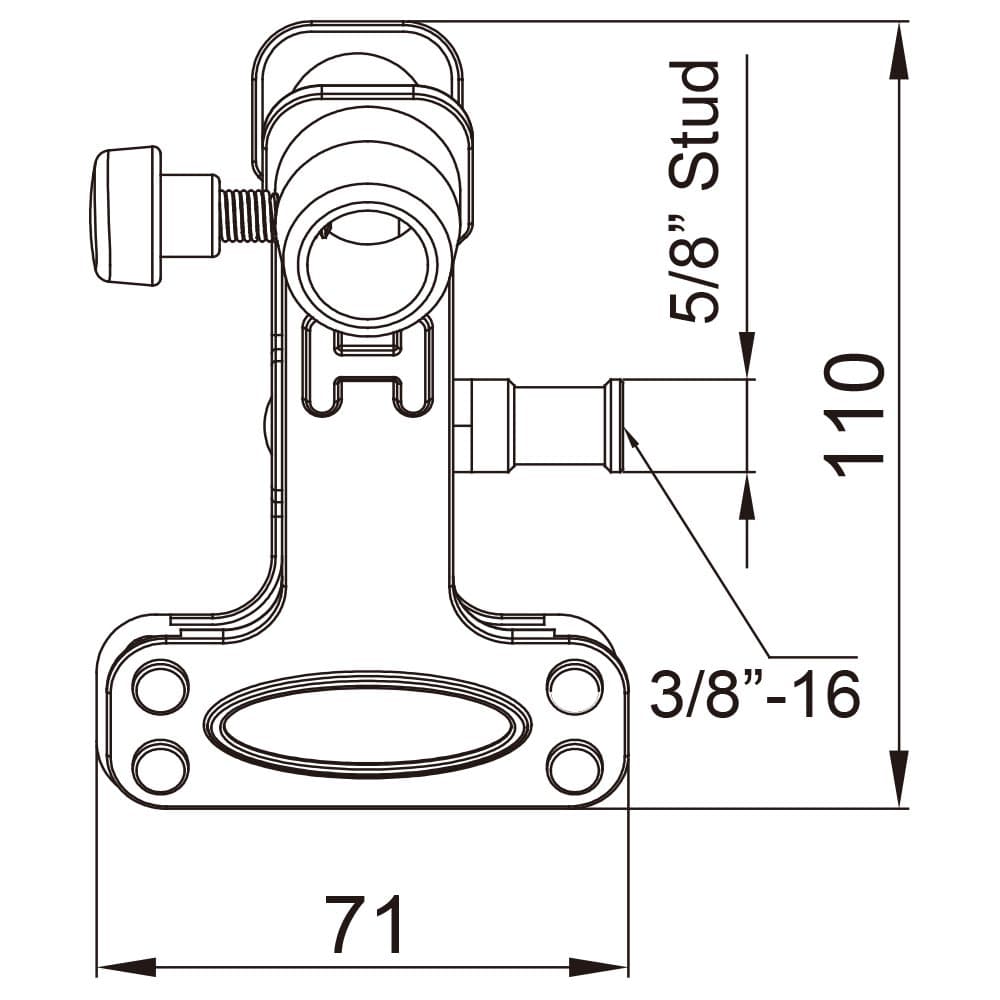 KUPO Mini Alli Clamp (Black)