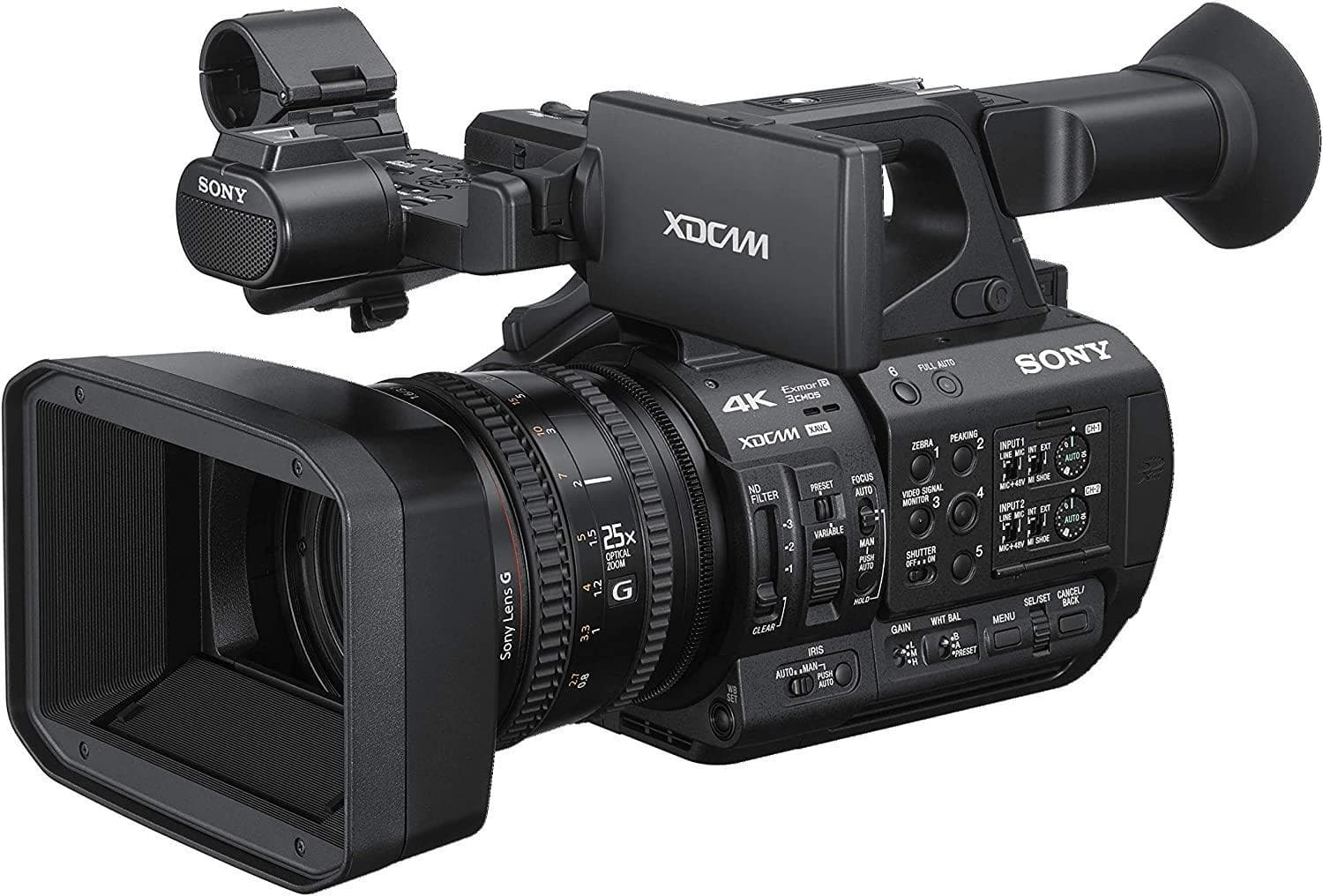 Sony PXW-Z190 4K 3-CMOS 1/3″ Sensor XDCAM Camcorder